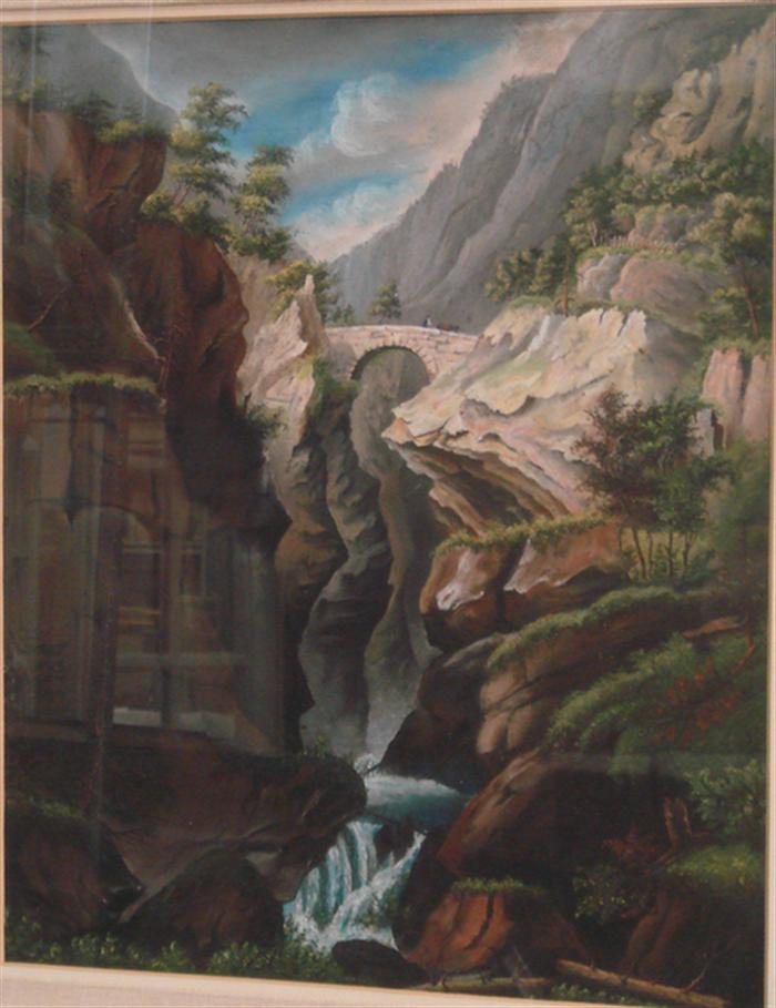 P. Wood Jr, American, 19th c, 17" x