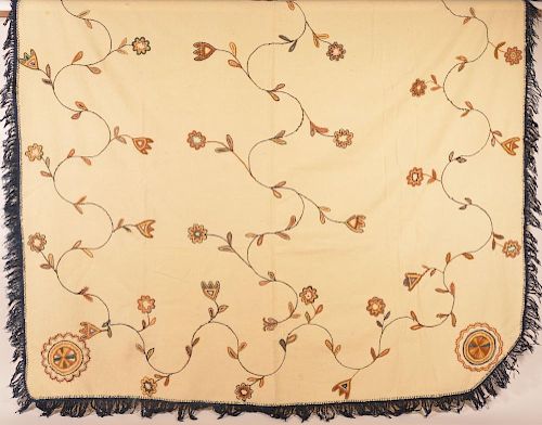 PA 19TH CENT. FLORAL CRUEL WORK