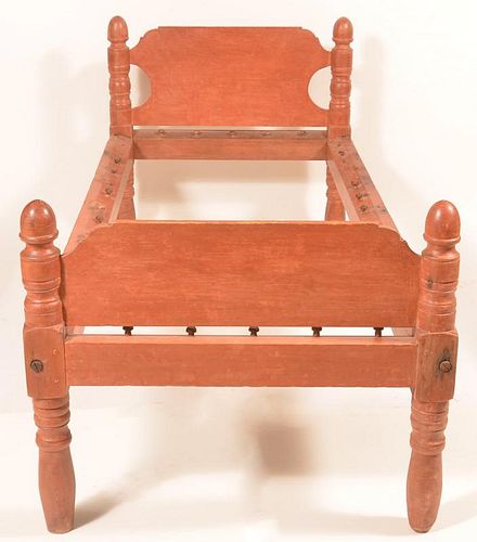 PA 19TH CENT. ROPE BED WITH