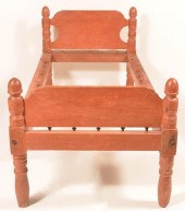 PA 19TH CENT. ROPE BED WITH OR