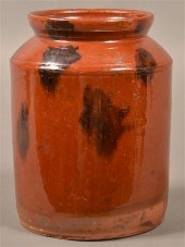 PA 19TH CENTURY MOTTLE GLAZED