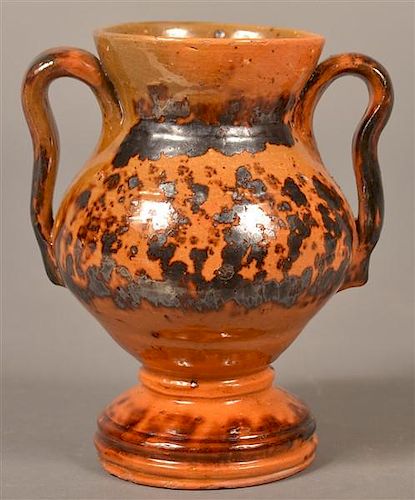 PA 19TH CENTURY MOTTLE GLAZED
