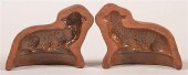 PA 19TH CENTURY REDWARE LAMB F