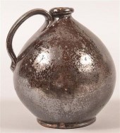 PA 19TH CENTURY REDWARE MANGAN