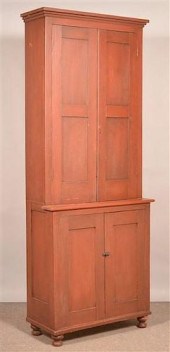 PA 19TH CENTURY SOFTWOOD STEP-