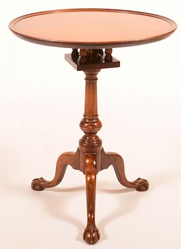 PA CHIPPENDALE WALNUT TILT TOP