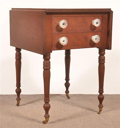PA FEDERAL CHERRY TWO DRAWER