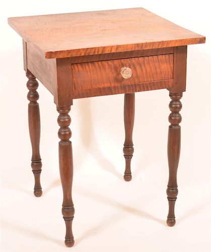 PA FEDERAL TIGER MAPLE ONE DRAWER