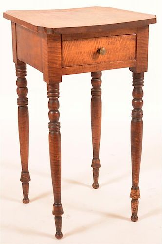 PA FEDERAL TIGER MAPLE ONE DRAWER