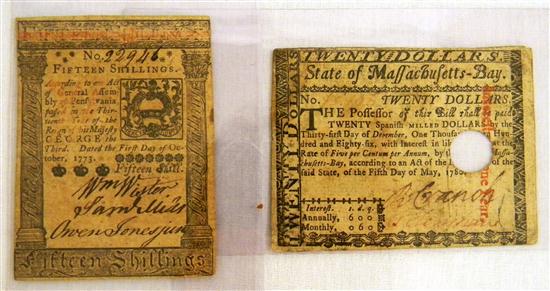 PA - Fifteen Shilling Note -