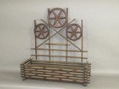 PA GERMAN MOTIF WOODEN PLANTER