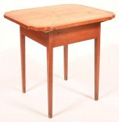 PA HEPPLEWHITE CHERRY PIN TOP
