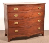 PA HEPPLEWHITE MAHOGANY BOW-FR