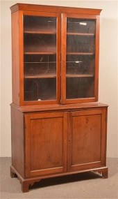PA HEPPLEWHITE WALNUT CABINET