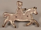 PA HORSE AND RIDER TIN COOKIE