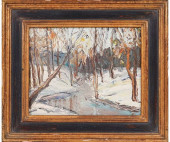 PA IMPRESSIONIST OIL ON BOARD<