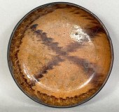 PA MANGANESE SPONGED PLATE CA.