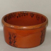 PA MANGANESE SPONGED REDWARE C