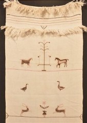 PA MID 19TH CENTURY NEEDLEWORK