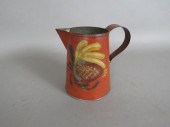 PA RED TOLEWARE CREAMERca. 183