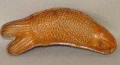 PA REDWARE FISH SHAPED FOOD MO