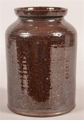 PA REDWARE MANGANESE GLAZED ST