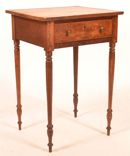 PA SHERATON BURL WALNUT ONE