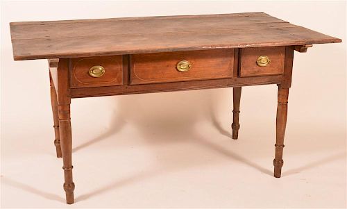 PA SHERATON WALNUT INLAID PIN TOP