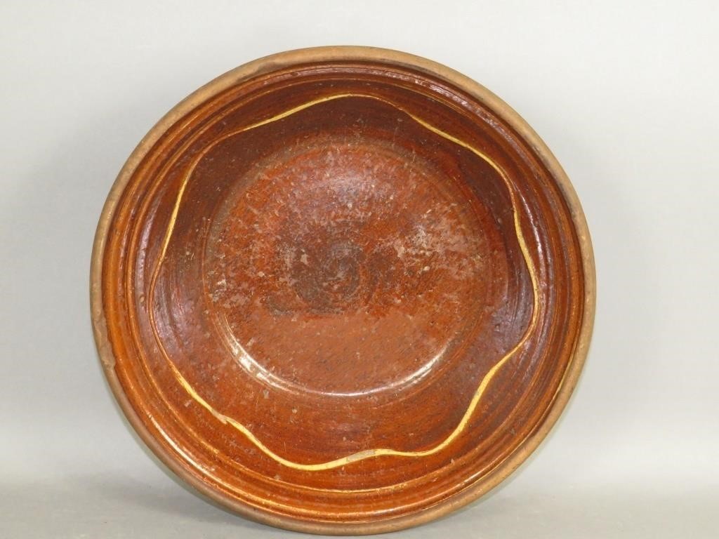 PA SLIPWARE BOWLca. mid 19th