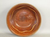 PA SLIPWARE BOWLca. mid 19th c