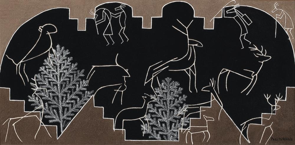 PABLITA VELARDE, THE DEER HERD, CA.