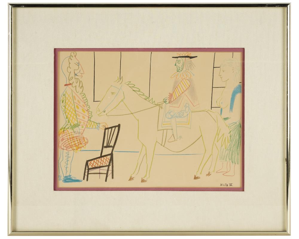 PABLO PICASSO (1881 - 1973): " LA