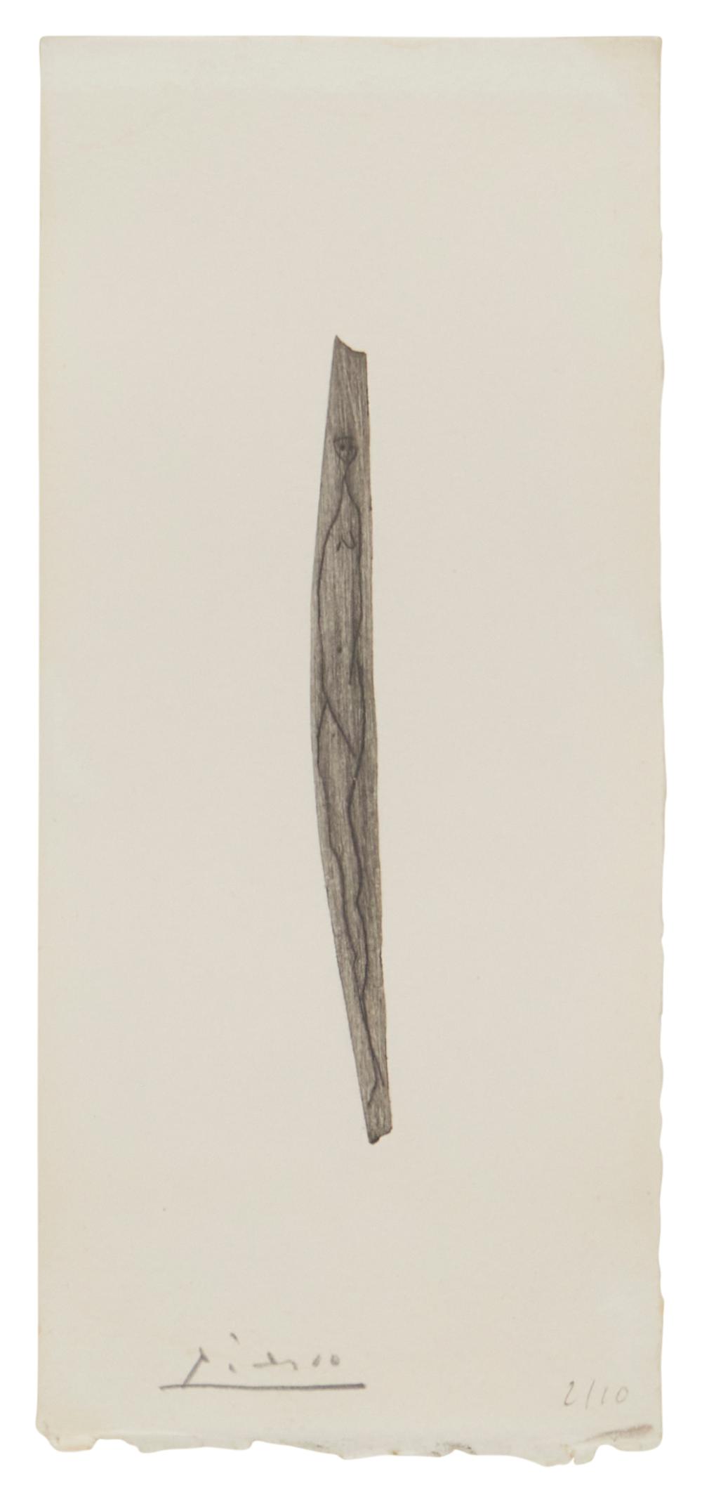 PABLO PICASSO, (1881-1973), "NU,"