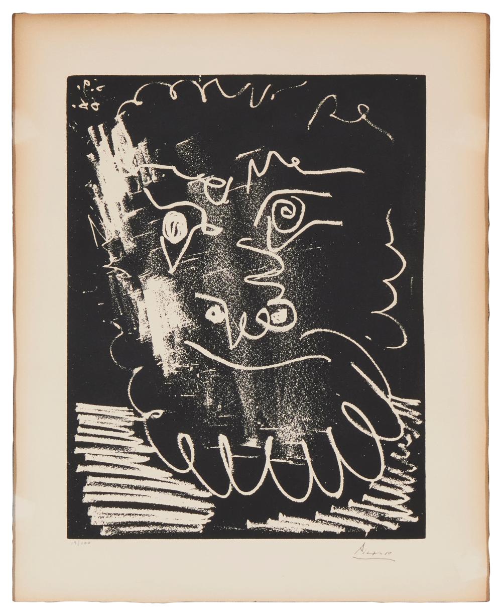 PABLO PICASSO (1881-1973), "TETE D'