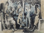 PABLO PICASSO (AFTER). Bacchan