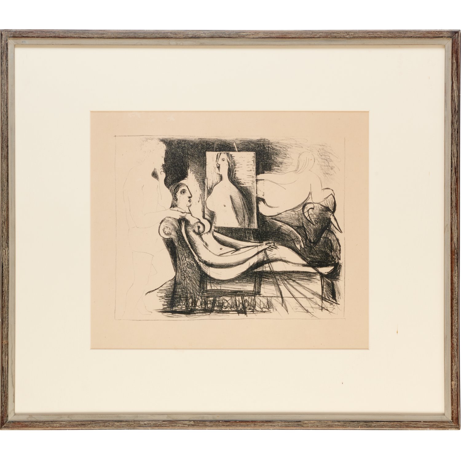 PABLO PICASSO, B/W LITHOGRAPH, 1930