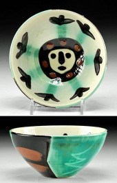PABLO PICASSO CERAMIC BOWL "VI