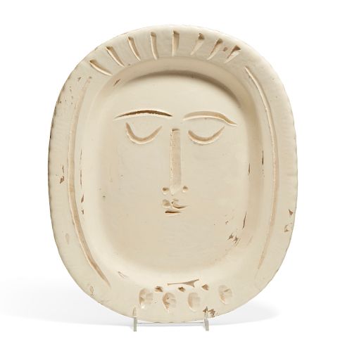 PABLO PICASSO, CERAMIC, VISAGE DE