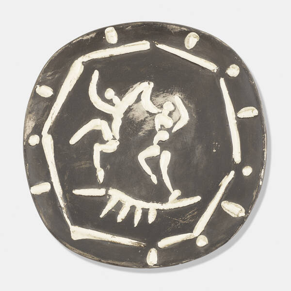 Pablo Picasso. Deux Danseurs plate.