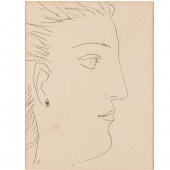 PABLO PICASSO, DRYPOINT ETCHIN