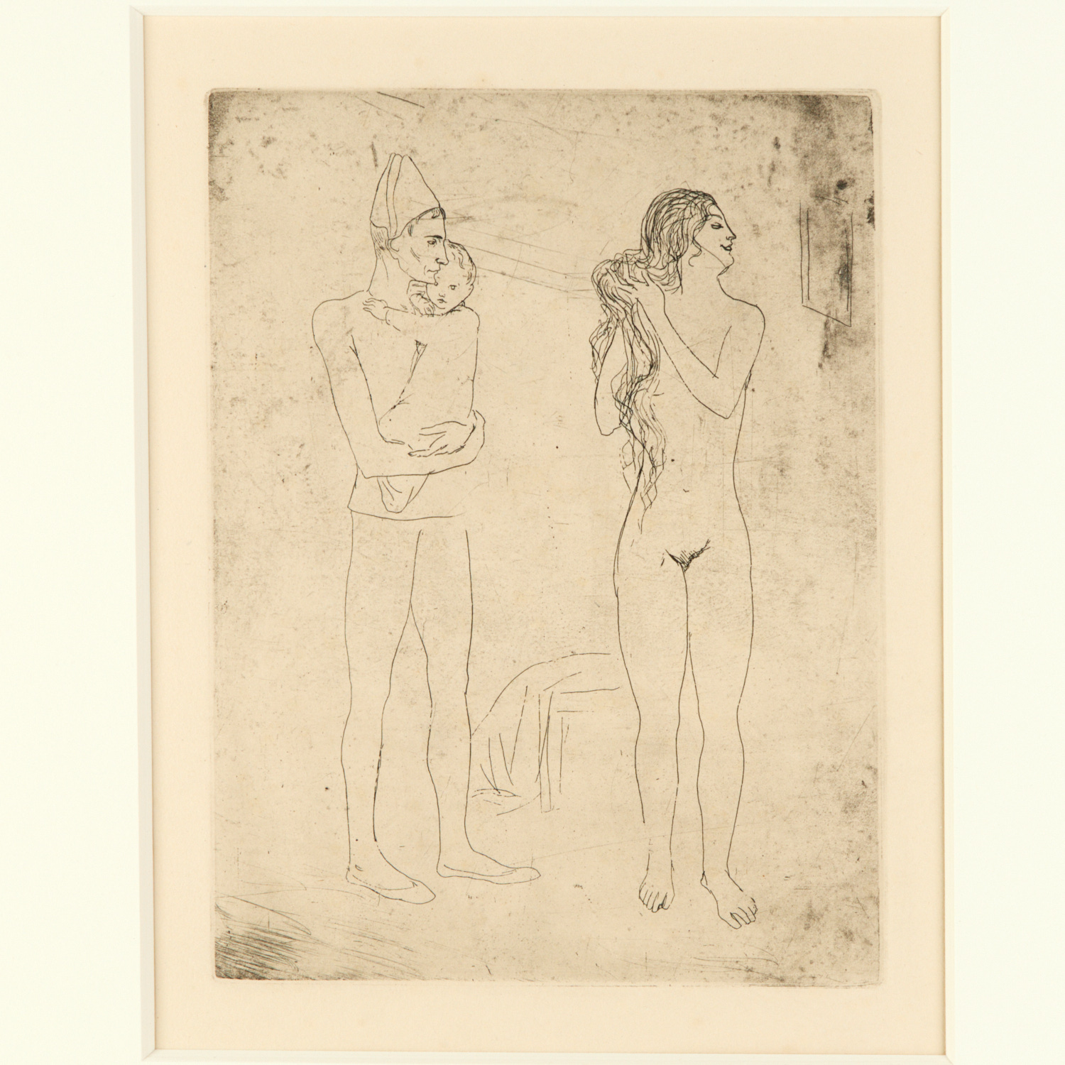 PABLO PICASSO, ETCHING, 1913
