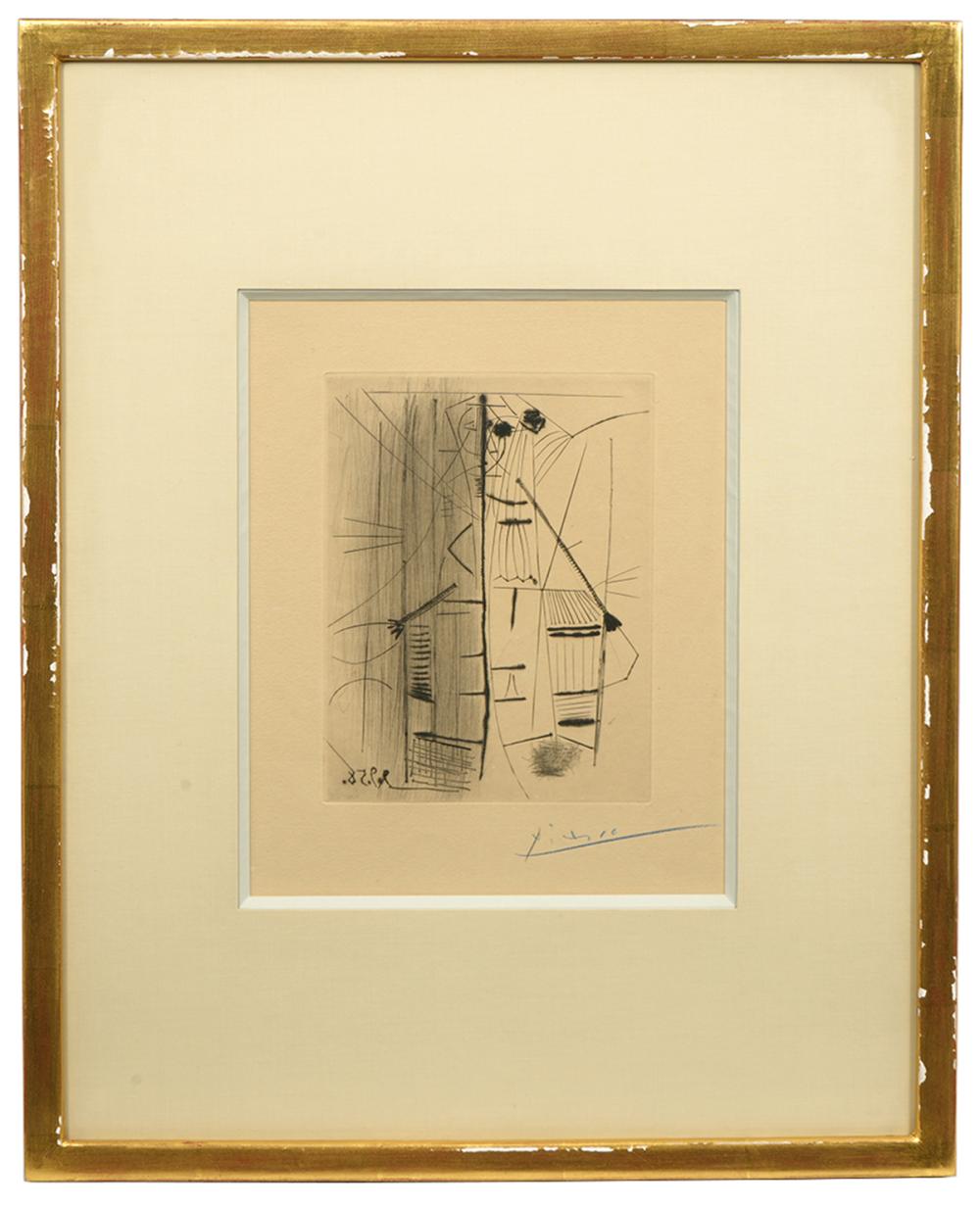 PABLO PICASSO ETCHING 'LES
