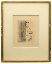 PABLO PICASSO ETCHING 'LES MEN
