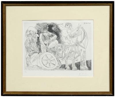 Pablo Picasso etching (Spanish,