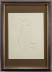 Pablo Picasso etching titled '