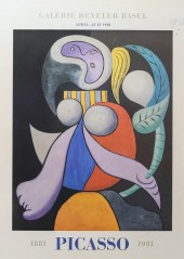 PABLO PICASSO EXHIBITION POSTE