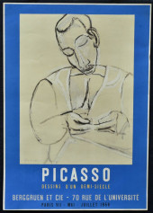 PABLO PICASSO EXHIBITION POSTE