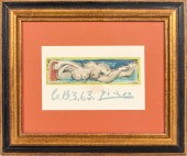 PABLO PICASSO "FEMME NUE" LITH