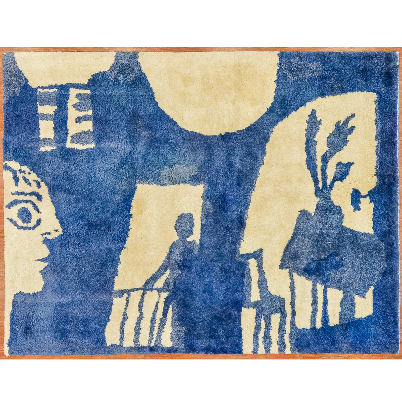 PABLO PICASSO. "JACQUELINE," WOOL