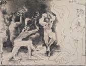 PABLO PICASSO, "LA DANSE DES F